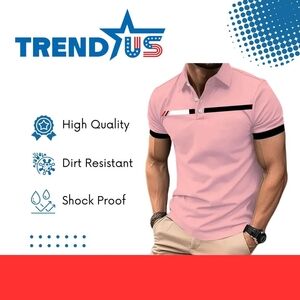 Men's Pink Polo Shirt